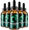 NutraRize (5 Pack) Gocce di Prosteron, Integratore di Salute Prostatica All-Natural, Vitamina Premium per supportare la Circolazione Sana, Recensioni di Formula Prosteron Ufficiale (150 Serve)