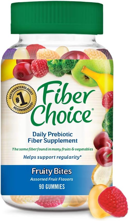 Fiber Choice Gummibisse, sortierte Frucht, 90 Gummie