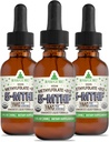 RawGuru Méthylfolate 1mg+ Vitamine B12 - Organic Vegan Méthylated B12 with Trace Minerals - Nano-processé et formule liquide améliorée - 300 portions de gouttes végétaliennes par 30 ml, boîte de 3