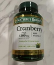 Nature's Bounty Cranberry Plus Vitamin C, 4200 mg, Softgels 250 ea (Pack von 2)