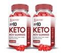 (2 Pack) Go 90 Keto ACV Gummies Fortgeschrittene Formel 1000MG Go90 Keto Gummies Apfel Apfelessig Formuliert mit Granatapfel-Blütensaft Pulver B12 Vegan Non GMO 120 Gummys