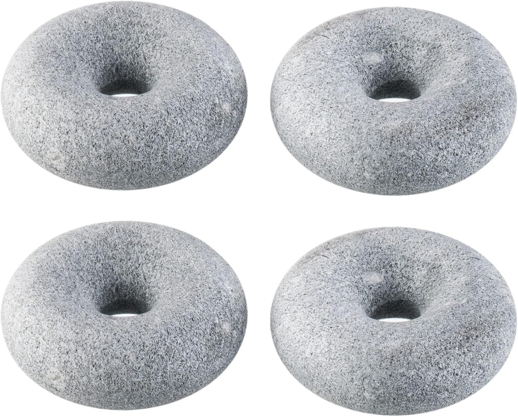 Orbites oculaires de refroidissement, 100 % pierre à savon finlandaise, 2 x Ensemble de 2