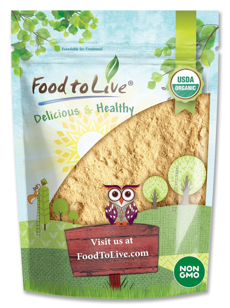 Cibo per vivere polvere maca organica, 4 once Gelatinized, Non OGM, Kosher, Vegan, Bulk