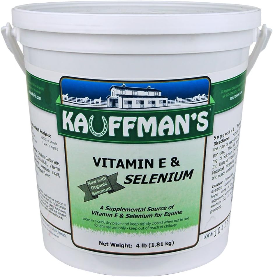 Kauffman's Animal Products Vitamin E & Selen Pulver 4 lb