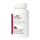 Bariatric Vorteil Eisen-Käse-Bissen Schokolade Himbeere Trüffel (30 mg Eisen, 60 mg Vitamin c) 30 Anzahl