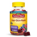 Nature Made Hair Skin and Nails mit Biotin 2500 mcg, Nahrungsergänzung für gesundes Haar, Haut und Nägel Unterstützung, 90 Gummi, 45 Tage Versorgung