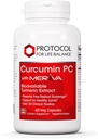 PROTOCOLE POUR LA BALANCE VIE Curcumine PC - avec Phosphatidylcholine pour Absorption - Mobilité articulaire, flexibilité et support immunitaire - Supplément curcuma - Non-OGM et Halal - 60 Capsules de Veg