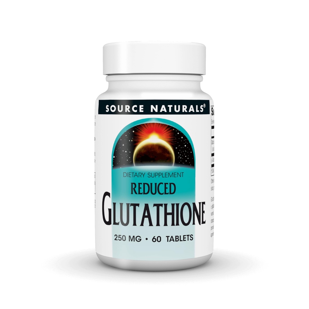 Quelle Naturals Reduzierte Glutathione, Antioxidante Ergänzung für Leberunterstützung, 250mg - 60 Tabletten