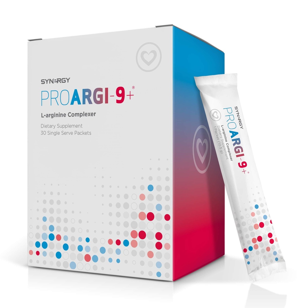 Synergy ProArgi-9 Plus L-Arginin Complexer Nahrungsergänzung - Mixed Berry - 30 Packungen