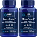 Life Extension MacuGuard Ocular Support 90 Softgels mit Saffron & Astaxanthin