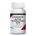 Kirkman - acide alpha-kétoglutarique 300 mg - 100 capsules - soutient le métabolisme - aide à maintenir des os forts - hypoallergénique