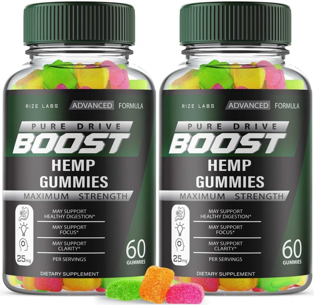 (2 Pack) Pure Drive Boost Gummies, Pure Drive Maximum Strength Formula, Pure Drive Boost für allgemeine Körpergesundheit, Pure Drive Boost Advanced Supplement Gummy, Pure Drive Gomitas Review (120 Kapseln)