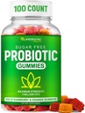 Gommies probiotiques pour les adultes et les enfants Max Strength 5 milliard CFU-Cgmmies sans sucre biologique pour la santé digestive.