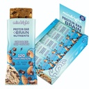Mindright Superfood Vegan Protein Bar - Glutenfrei, Non-Gmo, Low Sugar - Brain Food Snack zu verbessern Stimmung, Energie und Fokus - Paket von 12 (Chocolate Chip Crunch)