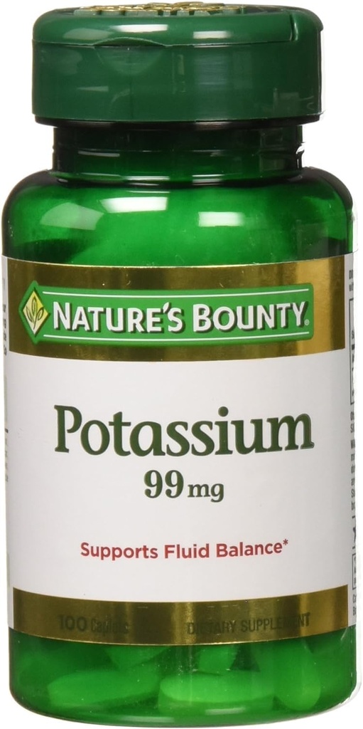 Gluconate de potassium de la nature (3 x 100 bouteilles de comptage)