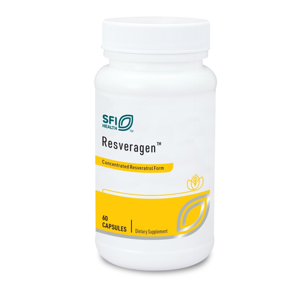 Klaire Labs SFI Health Resveragen - 250 Milligrams Trans Resveratrolo da 500 Milligrams Japanese Knotweed (60 capsule)