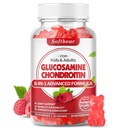 Weichbear Glucosamine Chondroitin Gummis, Zucker freie Glucosamin Chondroitin MSM Ergänzung mit Elderberry Turmeric unterstützt Gelenke Gesundheit & Antioxidans, Himbeer Flavored 60 Count