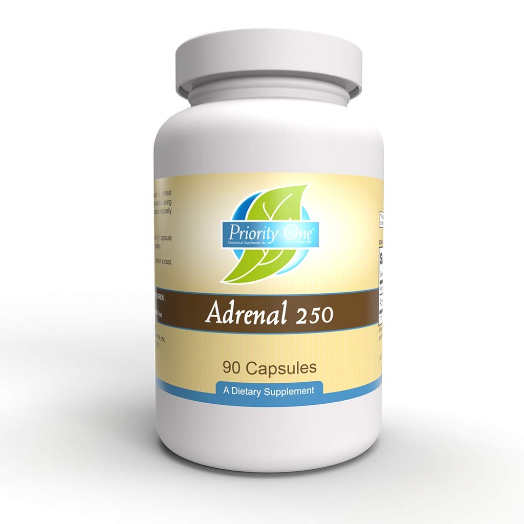 Priorität ein Vitamine Adrenal 250mg 90 Kapseln Adrenal Support