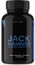 Jack Hammer Libido Booster für Herren, Jack Hammer Libido Booster Supplement, Jack Hammer Libido Booster Powerful Alle natürlichen Formel, um Leistung zu verbessern, Jackhammer Bewertungen (60 Kapseln)
