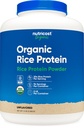 Nutricost Organic Rice Protein Powder (5 LB) - Senza glutine, senza OGM (dal riso marrone)