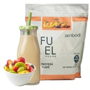 Fuel Vegan Protéine Poudre Fruit Flavor - 21g de protéines Chaque portion, Delicious Plant-Based Blend pour la croissance musculaire, Fabriqué à partir de pois, avec Vegan D3, Pas de saveurs artificielles, sans gluten