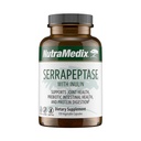 NutraMedix Serrapeptase Supplement mit Proteolytischen Verdauungsenzymen für Damen und Herren - Inulin Prebiotic Fiber for Gut Health & Joint Support - Dairy, Soy & Gluten-Free (120 Kapseln)