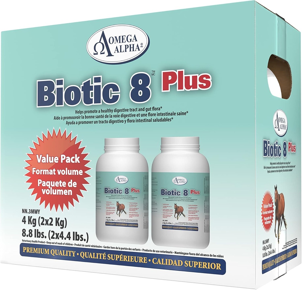Omega Alpha Biotic 8 Plus 8.8lbs (2 X 4.4lbs.) per Cavalli
