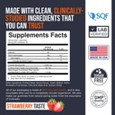 EcoWise Wellness Creatine Monohydrate Gummis 5000 mg, Chewables für Herren & Frauen, Sugar Free Gummies - 121 Count, Fresh Strawberry