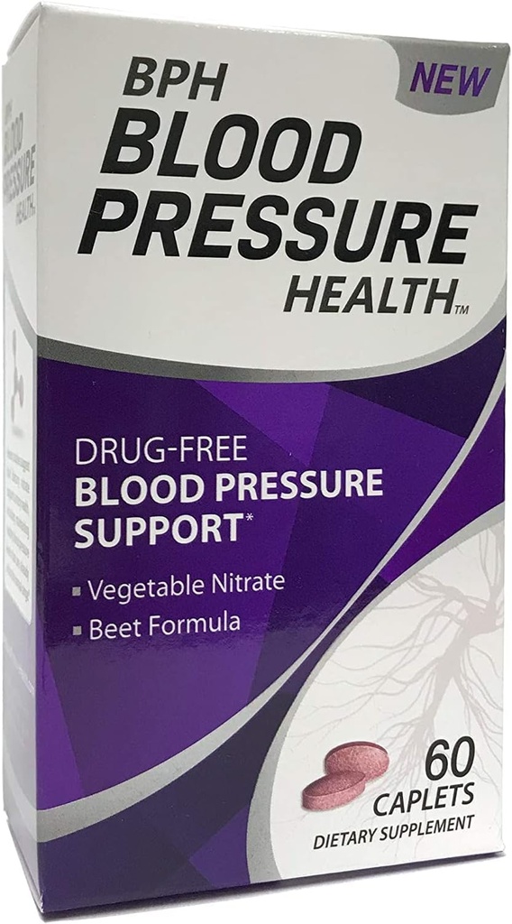 Caplets de santé de la pression artérielle BPH (paquet de 2)
