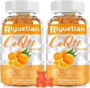 2 packCOQ10 Gummie - CoQ10 500mg + Omega-3 EPA/DHA + Magnesium Glycinat + Zink Citrat, um Herzgesundheit, Energieproduktion, Immunsystem und Mineralabsorption zu unterstützen