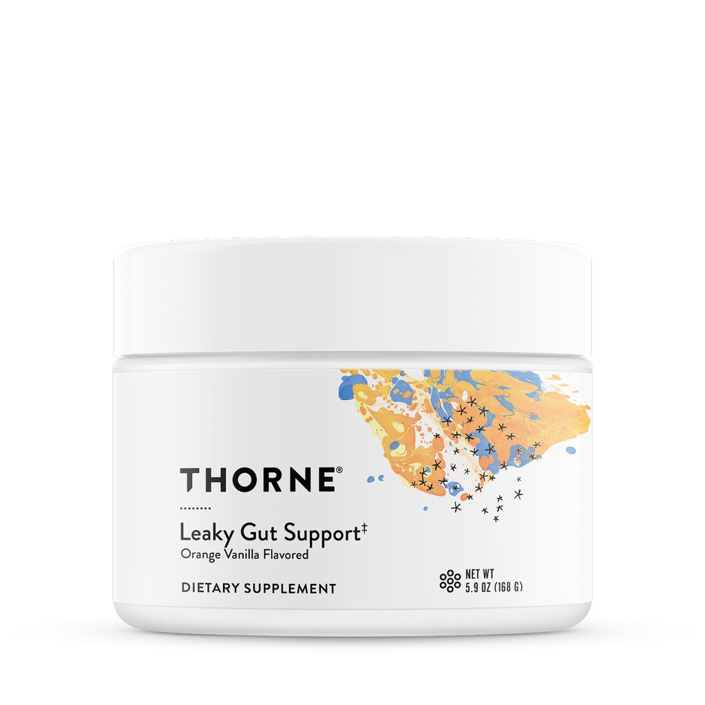 THORNE - EnteroMend - Gut Health Supplement - Supporta la funzione digestiva ottimale e la regolarità dei tasselli - Certificato NSF per lo sport - Arancione Vanilla Flavor - 5.9 Oz - 30 Serve