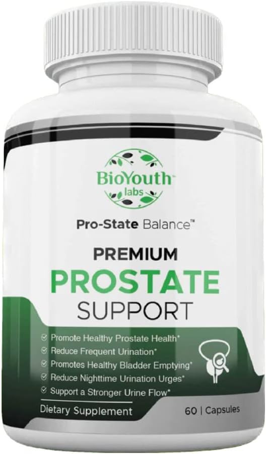 Natürliche Prostata Ergänzung für Männer, 60 Kapseln - Nutritische Mischung aus Knoblauch, Punicalagins, Tribulus Terrestris & Selenium