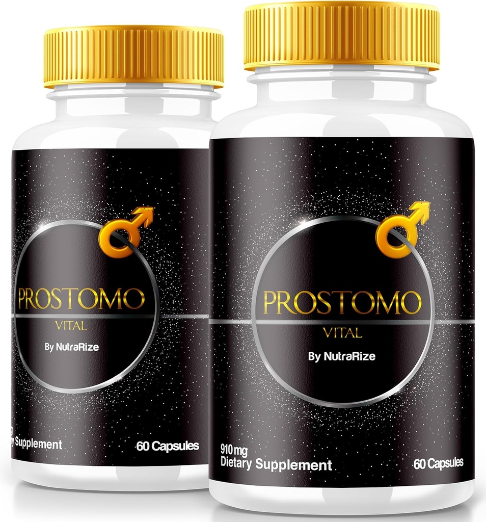 (2 Pack) Prostomo Capsule - Formula ufficiale per sostenere la salute della prostata, Tutti i supplementi naturali per il controllo del guadagno & ottenere benessere generale, Premium Pros Tomo Pills Review (120 capsule)