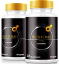 (2 Pack) Prostomo Capsule - Formula ufficiale per sostenere la salute della prostata, Tutti i supplementi naturali per il controllo del guadagno & ottenere benessere generale, Premium Pros Tomo Pills Review (120 capsule)