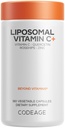 Codeage Vitamine liposomique C 1500mg avec Zinc, Elderberry, Citrus Bioflavonoïdes Pamplemousse, Citron, Poudre d'orange, Quercetin et Rose HIPS Fruit – Supplément végétalien - Non-OGM, Pills végétaliens, 180 Capsules