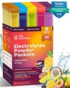 KEY NUTRIENTS Elektrolyte Pulver-Packets Kein Zucker - 5 Delicious Flavors in Hydration Packets 40 Pack - Glutenfreie Elektrolyte Pulver-Packets