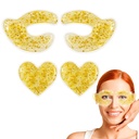 Reusable Gel Eye Pads - Cooling & Warming Eye Compress for Reducing Puffiness, Circles, Wrinkles & Redness - Pain Relief & Relaxation
