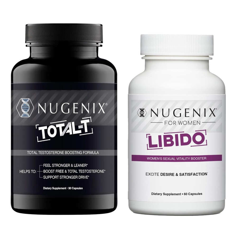 Nugenix His & Hers Bundle - Frauen Libido und Total-T Testosteron Booster