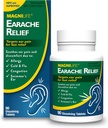 MagniLife Earache Relief, Fast-Acting Natural Relief für Schwimmer Ohr, Schmerzen und Störungen von Allergien, Kälte und Flu - 90 Quick Dissolve Tablets