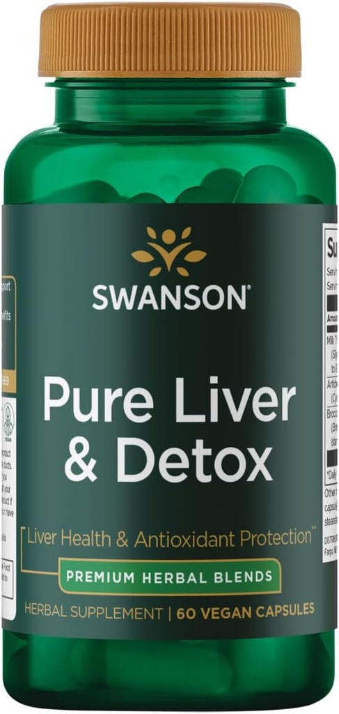 Swanson Ultra Pure Liver & Detox - 60 capsule vegane