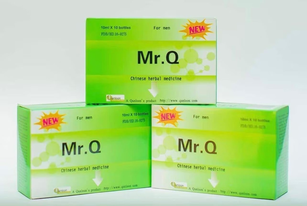 Mr.Q Chinesische Kräuter für Männer, 10ml X 10 Flaschen, flüssige Form Ergänzungen, beliebte Ergänzung in Ghana