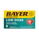 Aspirina Bayer Regimen Low Dose Enteric compresse rivestite, 81 mg, 200 Conte