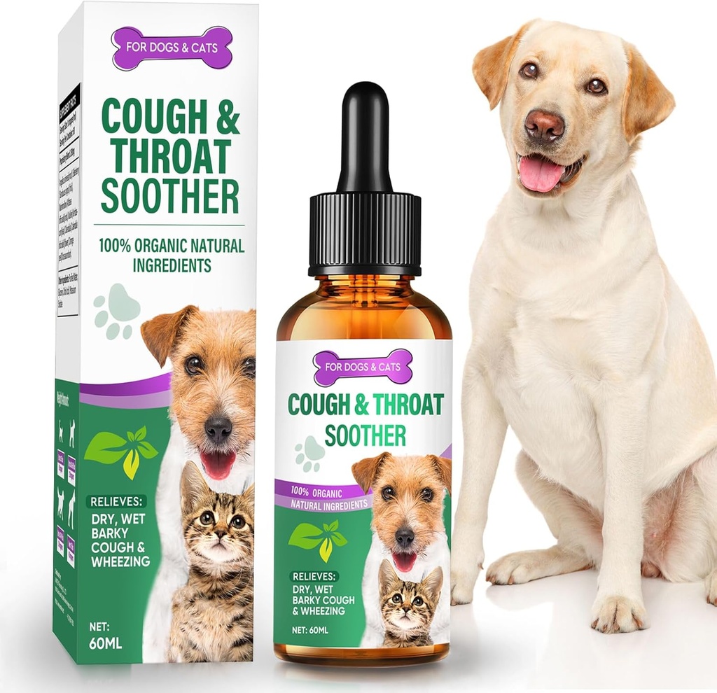 Hunde Hustenbehandlung, Hunde Allergy Relief Ergänzung für Suppress Allergy, trocken, nass & Barky Husten für Hunde