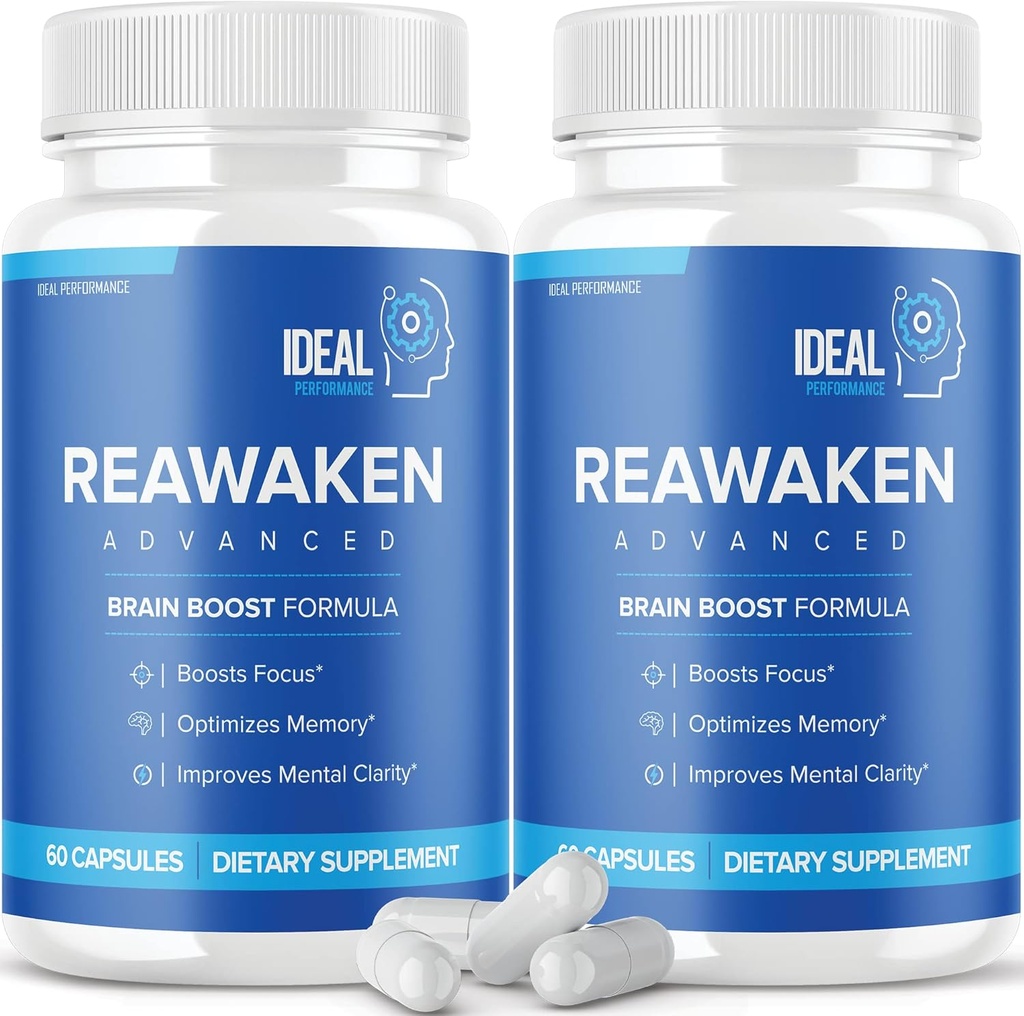 Reawaken Brain Boost Ergänzung für Speicher Erweiterte Formel (2 Pack - 120 Kapseln)