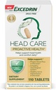Excedrin Head Care Salute Proattiva con Magnesio, Riboflavina, Vitamina B6, Acido Folico e Vitamina B12, Integratore alimentare Supporta la salute e il comfort quotidiano – 110 Conte