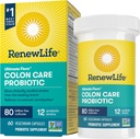 Renew Life Adult Colon Care Probiotic Supplement, Gluten, Dairy & Soy Free, 80 Billion CFU Pro Capsule, 60 Kapseln (Package May Vary)