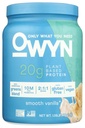 OWYN Nur was Sie pflanzenbasiertes Proteinpulver benötigen, glatte Vanille, 1,05 lbs