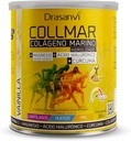 Drasanvi COLLMAR Collagene idrolizzato con Magnesio e Turmerico 300g Polvere Vanilla Flavor - per la crescita del muscolo e un Gluten Free