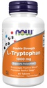 NOW Integratori Alimentari, L-Tryptophan 1.000 mg, Doppio Forza, Incoraggia Mood Positivo*, Supporta Rilassamento*, 60 compresse
