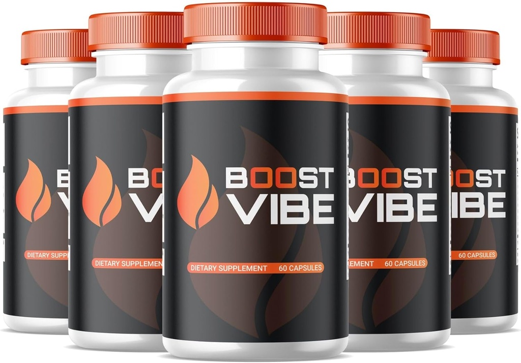 SPRESSO (5 Pack) Boost Vibe Kapseln, offizielle Boost Vibe Ergänzung, Alle natürlichen Boost Vibe Pillen, Premium Boost Vibe für die Unterstützung männlicher Gesundheit und Wellness, Premium Boost Vibe (300 Kapseln)